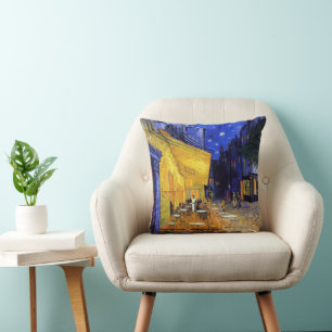 Café Terrace Night Frankreich Vincent van Gogh Kissen