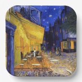 Café Terrace Night Vincent van Gogh Pappteller (Vorderseite)
