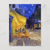 Café Terrace Night Vincent van Gogh Postkarte (Vorderseite)