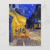 Café Terrace Night Vincent van Gogh Postkarte (Vorderseite)