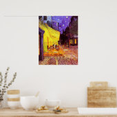 Café Terrace on Night by Vincent van Gogh Poster (Küche)