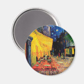 Café Terrace Place du Forum Van Gogh Magnet (Vorderseite/Rückseite)