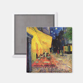 Café Terrace Place du Forum Van Gogh Magnet (Vorderseite/Rückseite)