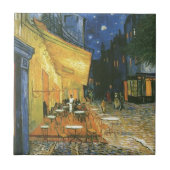 Cafe Terrace - Vincent van Gogh Fliese (Vorderseite)