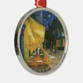 Cafe Terrace - Vincent van Gogh Silbernes Ornament (Rechts)