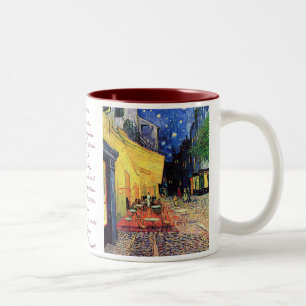 Cafe Terrace Zwei-Tone-Kaffee 11 Unzen Tasse