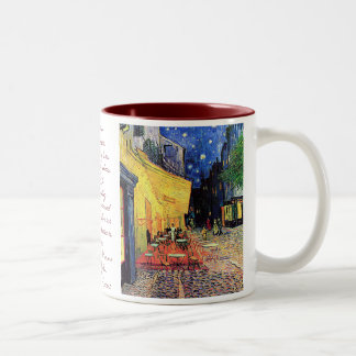 Cafe Terrace Zwei-Tone-Kaffee 11 Unzen Tasse