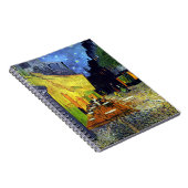 Café Terrasse am Abend bei Vincent Van Gogh Notizblock (Rechte Seite)