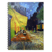 Café Terrasse am Abend bei Vincent Van Gogh Notizblock (Vorderseite)
