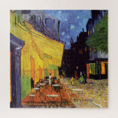 Café Terrasse am Abend bei Vincent Van Gogh Puzzle (Vertikal)