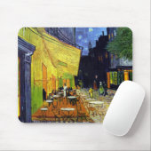 Café Terrasse am Abend Mousepad (Mit Mouse)