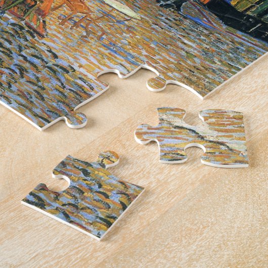 Café Terrasse am Abend Van Gogh Puzzle (Seite)