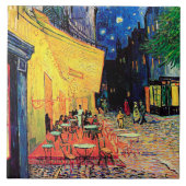 Café Terrasse am Abend, Vincent van Gogh Fliese (Vorderseite)