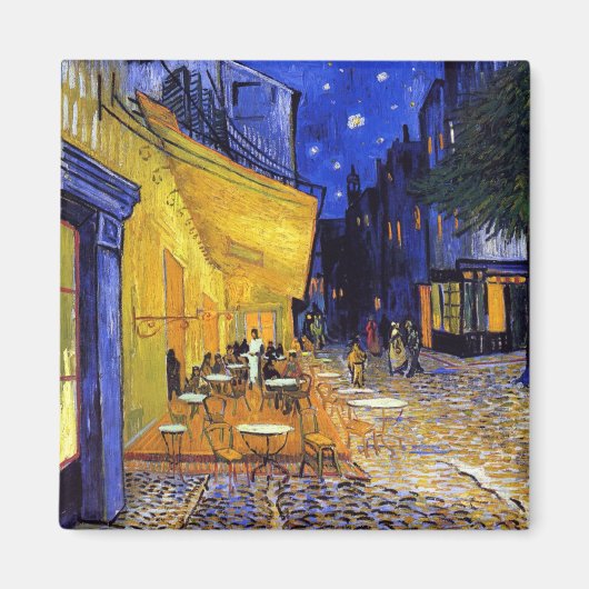 Café Terrasse am Abend Vincent van Gogh Magnet (Vorne)