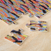 Café Terrasse am Abend, Vincent van Gogh Puzzle (Seite)