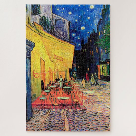 Café Terrasse am Abend, Vincent van Gogh Puzzle (Vertikal)