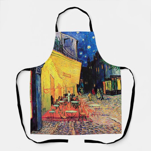 Café Terrasse am Abend, Vincent van Gogh Schürze (Vorderseite)
