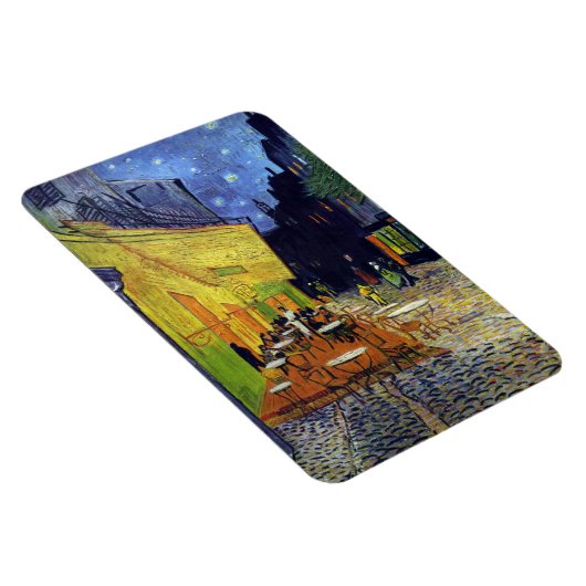 Cafe Terrasse am Abend von Vincent van Gogh 1888 Magnet (Rechte Seite)