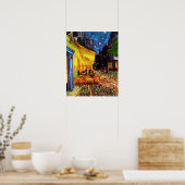 Cafe' Terrasse am Abend von Vincent Van Gogh druck Poster (Küche)