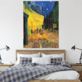 Café Terrasse bei Nacht Leinwanddruck (Insitu (Schlafzimmer))