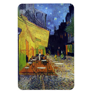 Café Terrasse bei Nacht von Vincent van Gogh 1888 Magnet