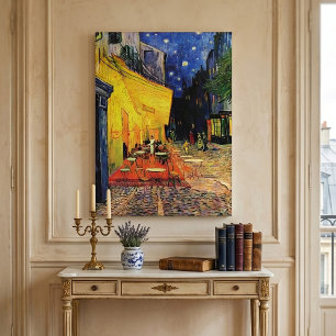 Cafe-Terrasse bei Nacht von Vincent van Gogh Leinwanddruck
