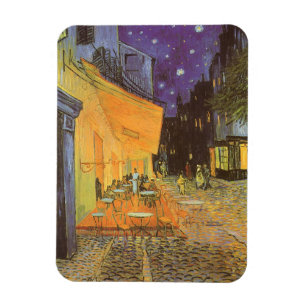 Cafe-Terrasse bei Nacht von Vincent van Gogh Magnet