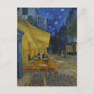 Cafe-Terrasse bei Nacht von Vincent van Gogh Postkarte