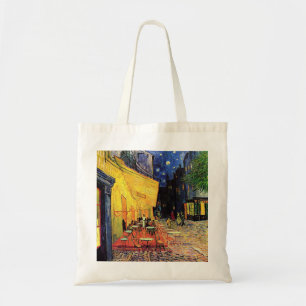Cafe-Terrasse bei Nacht von Vincent van Gogh Tragetasche