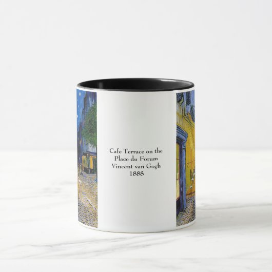 Café-Terrasse durch Vincent van Gogh Tasse (Zentrum)