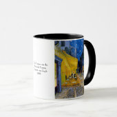Café-Terrasse durch Vincent van Gogh Tasse (VorderseiteRechts)