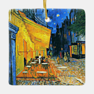Cafe Terrasse, Gemälde von Vincent van Gogh Keramikornament