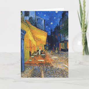 Cafe Terrasse Grußkarte Nachdruck Karte