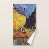 Café-Terrasse nachts durch Van Gogh Badhandtuch Set (Handtuch)
