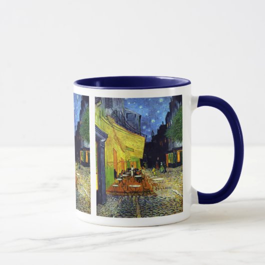 Café-Terrasse nachts durch Van Gogh Tasse (Rechts)