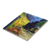 Café-Terrasse nachts durch Vincent van Gogh Fliese (Seite)