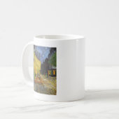 Café-Terrasse nachts Kaffeetasse (Vorderseite Links)