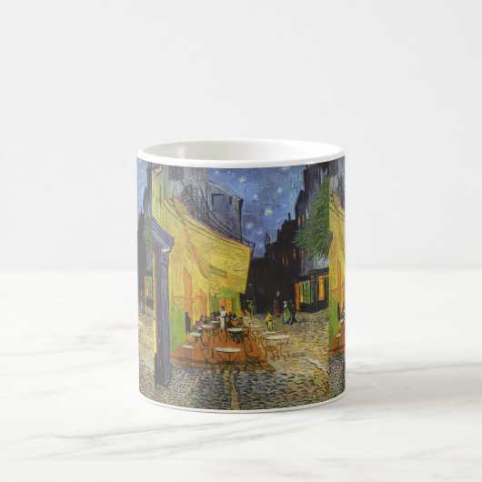 Café-Terrasse nachts - Vincent van Gogh Kaffeetasse (Mittel)