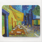 Café Terrasse Nachts von Vincent Van Gogh Mousepad (Vorne)