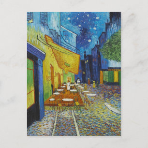 Café Terrasse Nachts von Vincent Van Gogh Postkarte
