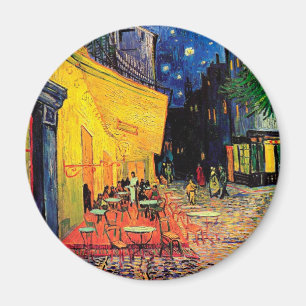 Cafe-Terrasse Place du Forum Van Gogh Fine Art Magnet