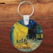 Café Terrasse Schlüsselanhänger (Vorderseite)