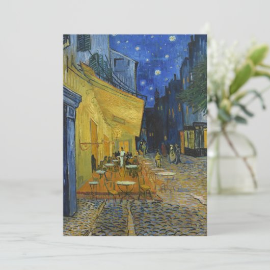 Café Terrasse | Vincent van Gogh (Stehend Vorderseite)