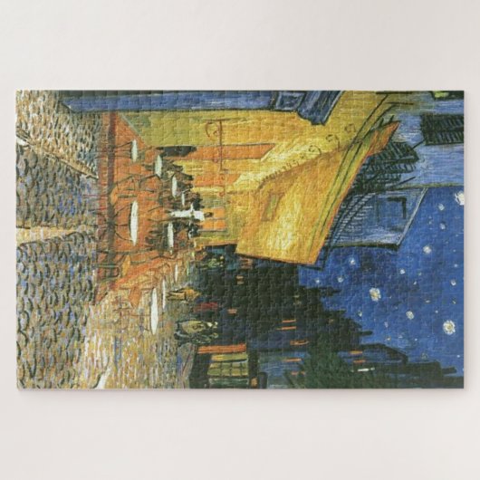 Café Terrasse - Vincent van Gogh Gemälde Art Puzzle (Horizontal)