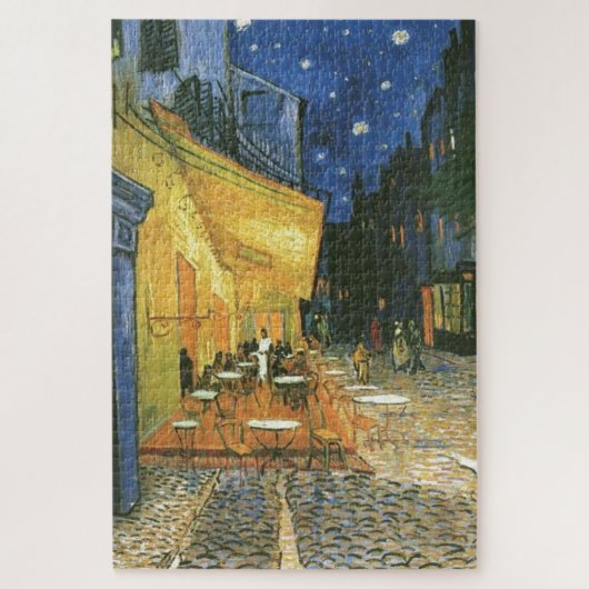 Café Terrasse - Vincent van Gogh Gemälde Art Puzzle (Vertikal)