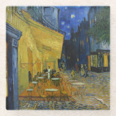Café Terrasse | Vincent van Gogh Glasuntersetzer (Vorderseite)
