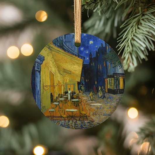 Café Terrasse | Vincent van Gogh Keramik Ornament