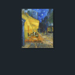 Café Terrasse | Vincent van Gogh Leinwanddruck<br><div class="desc">Cafe Terrace at Night (1888) von Vincent van Gogh ist eine helle und ikonische Darstellung eines gemütlichen Cafés im Freien in Arles, Frankreich, unter einem Sternenhimmel des Abends. Das lebhafte gelbe Glühen des Cafés kontrastiert wunderbar mit dem tiefblauen Blau der Nacht und schafft ein warmes, einladendes Ambiente. Van Gogh’s ausdrucksvolle...</div>