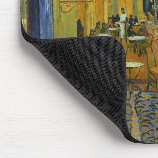 Café Terrasse | Vincent Van Gogh Mousepad (Ecke)