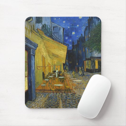 Café Terrasse | Vincent Van Gogh Mousepad (Mit Mouse)
